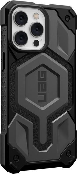 Чохол UAG Monarch Pro Leather MagSafe Silver для iPhone 14 Pro Max 2075018273 фото