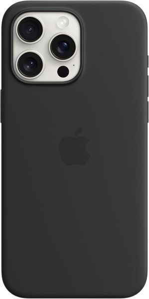 Чохол Apple Silicone Case MagSafe Black для iPhone 15 Pro Max MT1M3ZM 2176681243 фото