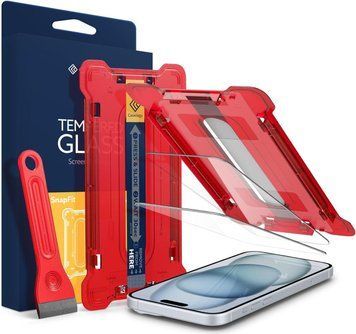 Захисне скло Caseology Snap Fit 2-Pack для iPhone 15 2026376370 фото