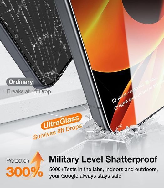 Защитное стекло UltraGlass UNBREAK 9H+ для Google Pixel 9 Pro Xl | 10 Pro Xl 2543038394 фото