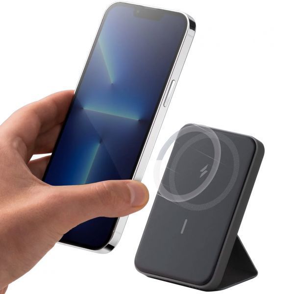 Повербанк з бездротовою зарядкою Anker 622 Magnetic Battery 5000 мАг (MagGo) Interstellar Gray 2444811600 фото