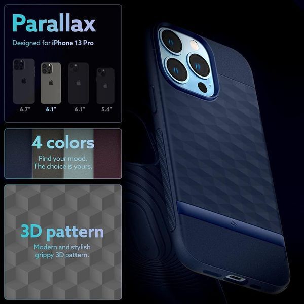 Чехол Caseology Parallax Midnight Blue для iPhone 13 Pro 1744961072 фото