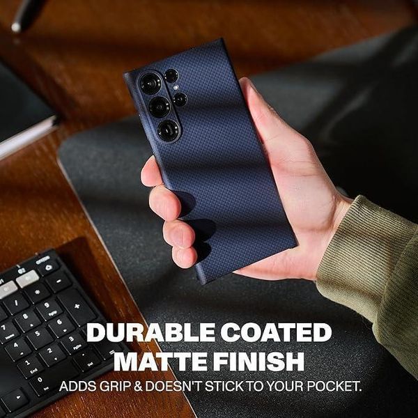 Чохол Latercase Thin Case Kevlar Willy Blue для Samsung Galaxy S25 2986550707 фото