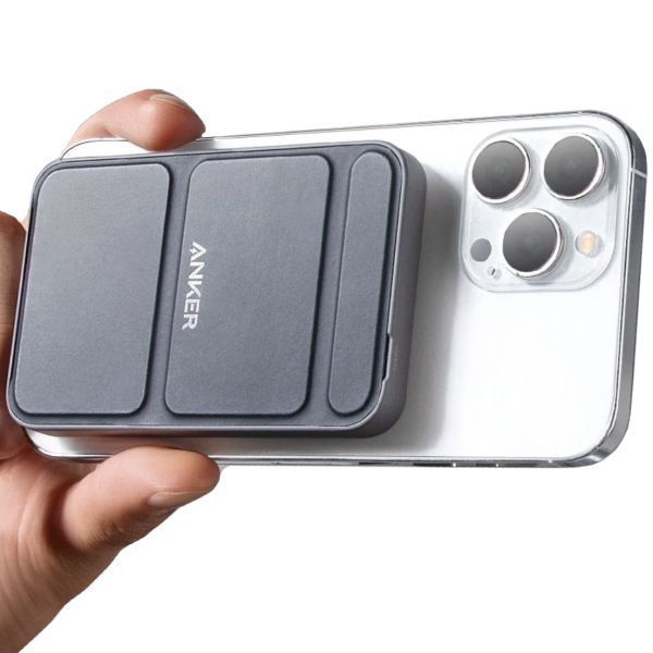 Повербанк з бездротовою зарядкою Anker 622 Magnetic Battery 5000 мАг (MagGo) Interstellar Gray 2444811600 фото