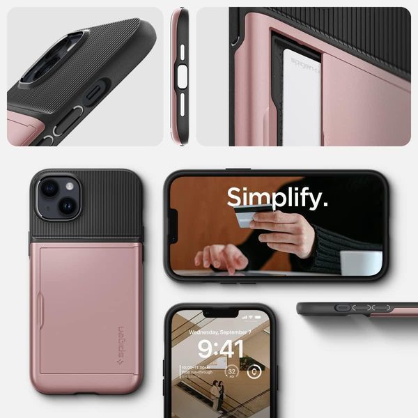 Чохол Spigen Spigen Slim Armor Rose Gold для iPhone 14 Plus ACS04912 1867221402 фото