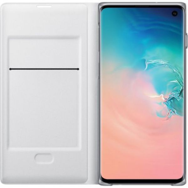 Чохол Samsung LED View Cover White для Galaxy S10 SM-G973 1468193868 фото