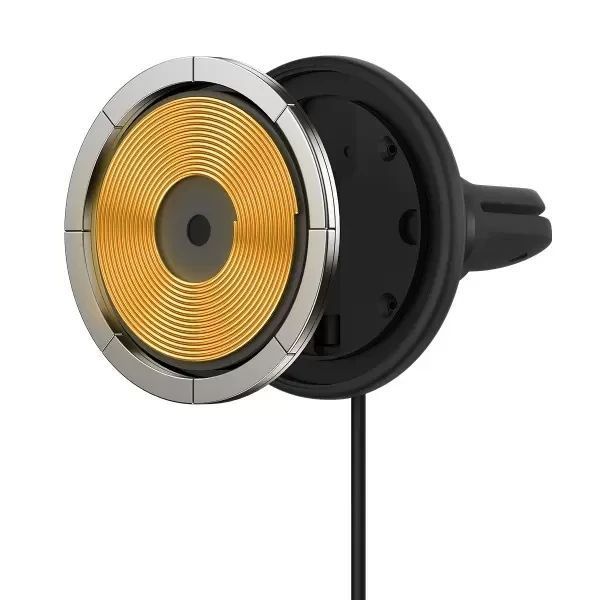 Безпровідний автомобільний зарядний пристрій Baseus CW01 Magnetic Wireless Charging Car Mount 40W 1894908611 фото