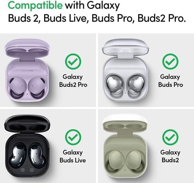 Чехол Spigen Rugged Armor Military Green для Samsung Galaxy Buds 2 | Live | Pro | FE 1966219586 фото