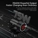 Автомобільний зарядний пристрій Toocki 75W Car Charger Type-C 45w + USB-A 30w Metall 1821649261 фото 5
