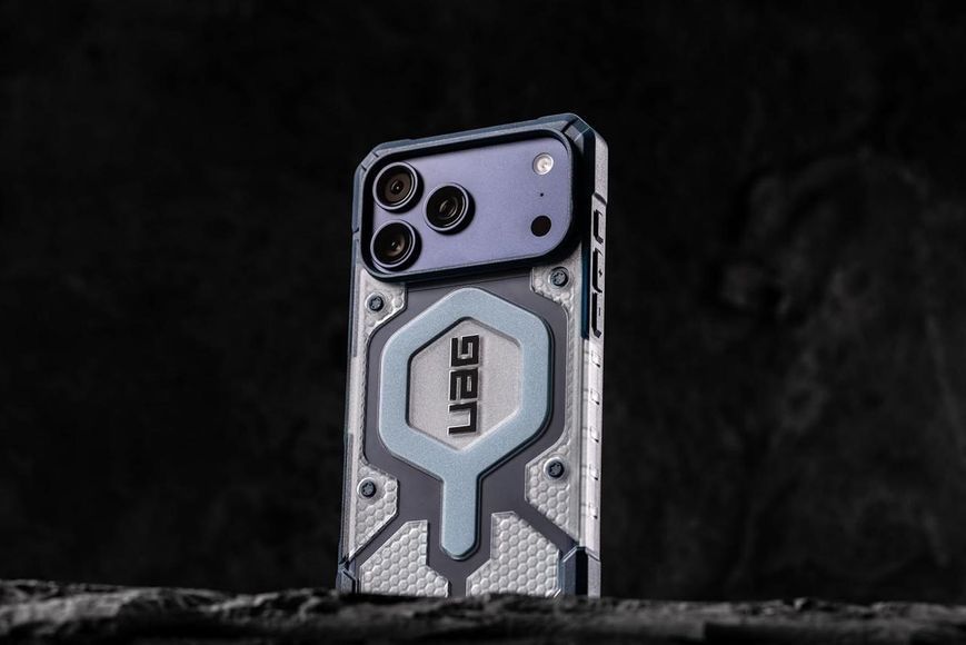 Чохол UAG Pathfinder Clear Magsafe Blues Lanyard для iPhone 17 3167843053 фото