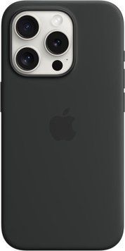 Чохол Apple Silicone Case MagSafe Black для iPhone 15 Pro MT1A3ZM 2176693270 фото