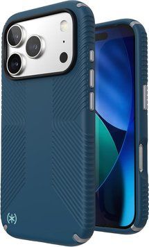 Чохол Speck Presidio 2 Grip Deep Sea/Silver Metallic Grey для iPhone 17 Pro Max | 18 Pro Max 3204132910 фото