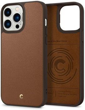 Чохол Cyrill Leather Brick Saddle Brown для iPhone 13 Pro Max 1625824395 фото