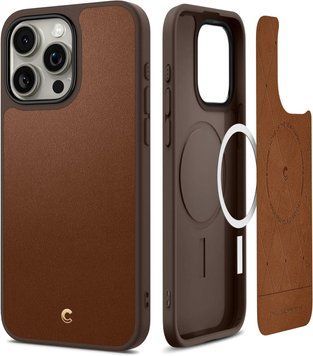 Чохол Spigen Cyrill Kajuk MagSafe Saddle Brown для iPhone 15 Pro ACS06771 2502554292 фото
