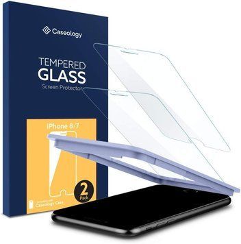 Захисне скло Caseology Tempered Glass Screen Protector 2 pack для iPhone 7 | 8 | SE 2020 | 2022 AGL01004 2450022893 фото