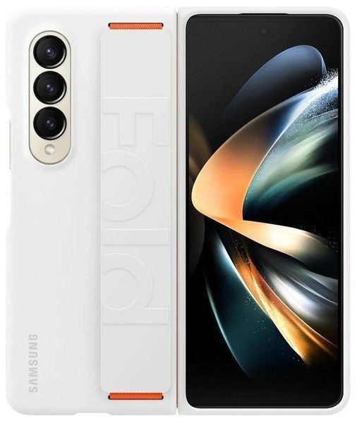 Чохол Samsung Silicone Grip Cover White для Galaxy Fold 4 F936 1800998053 фото