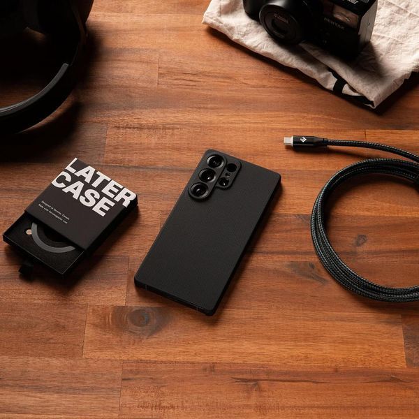 Чехол Latercase Thin Case Kevlar Midnight для Samsung Galaxy S25 Ultra 2988551550 фото