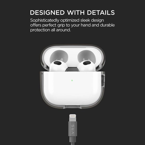 Чохол VRS Modern Metal Black для AirPods 3