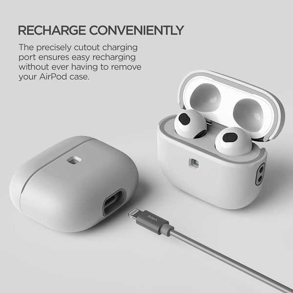 Чехол VRS Modern White для AirPods 3