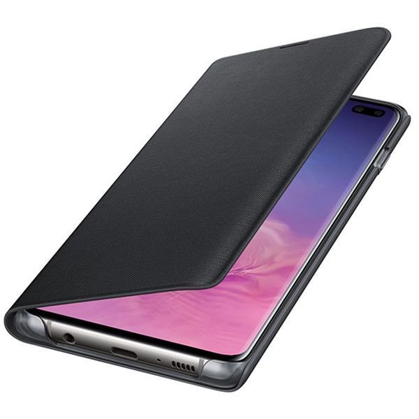 Чехол LED View Cover Black для Samsung Galaxy S10 Plus SM-G975 (повреждена упаковка) 1149079984 фото