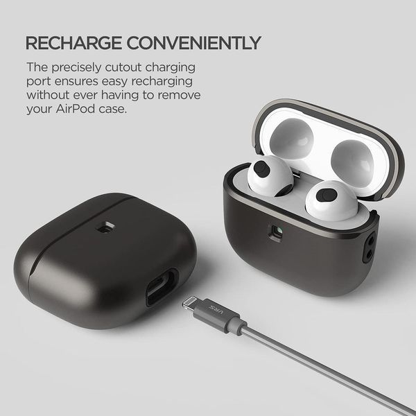 Чохол VRS Modern Metal Black для AirPods 3