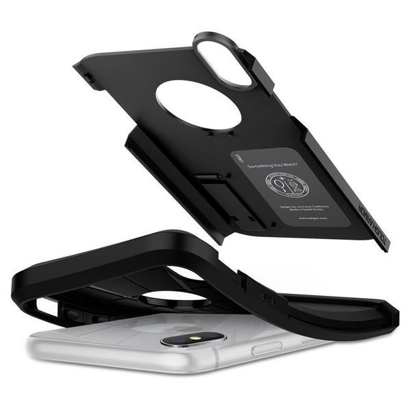 Чохол Spigen Tough Armor Black для iPhone XR 1662727196 фото