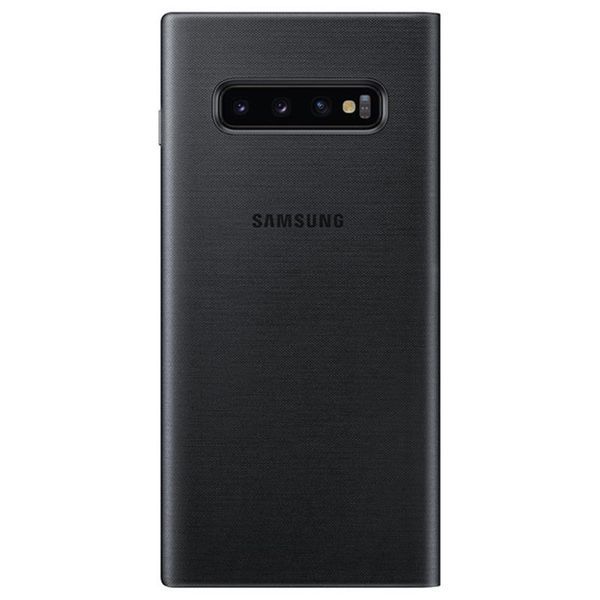 Чехол LED View Cover Black для Samsung Galaxy S10 Plus SM-G975 (повреждена упаковка) 1149079984 фото