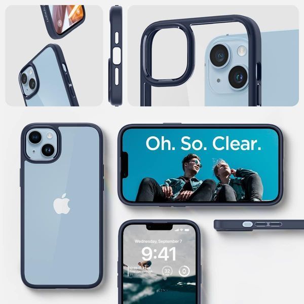 Чохол Spigen Ultra Hybrid Navy Blue для iPhone 14 Plus ACS04899 1867235511 фото