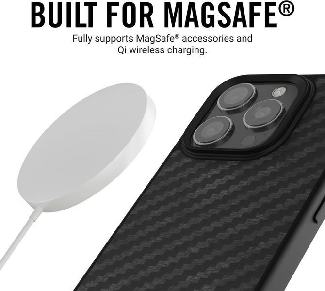 Чехол Ridge Kevlar 600D DuPont MagSafe для iPhone 16 Pro Max 2626274471 фото